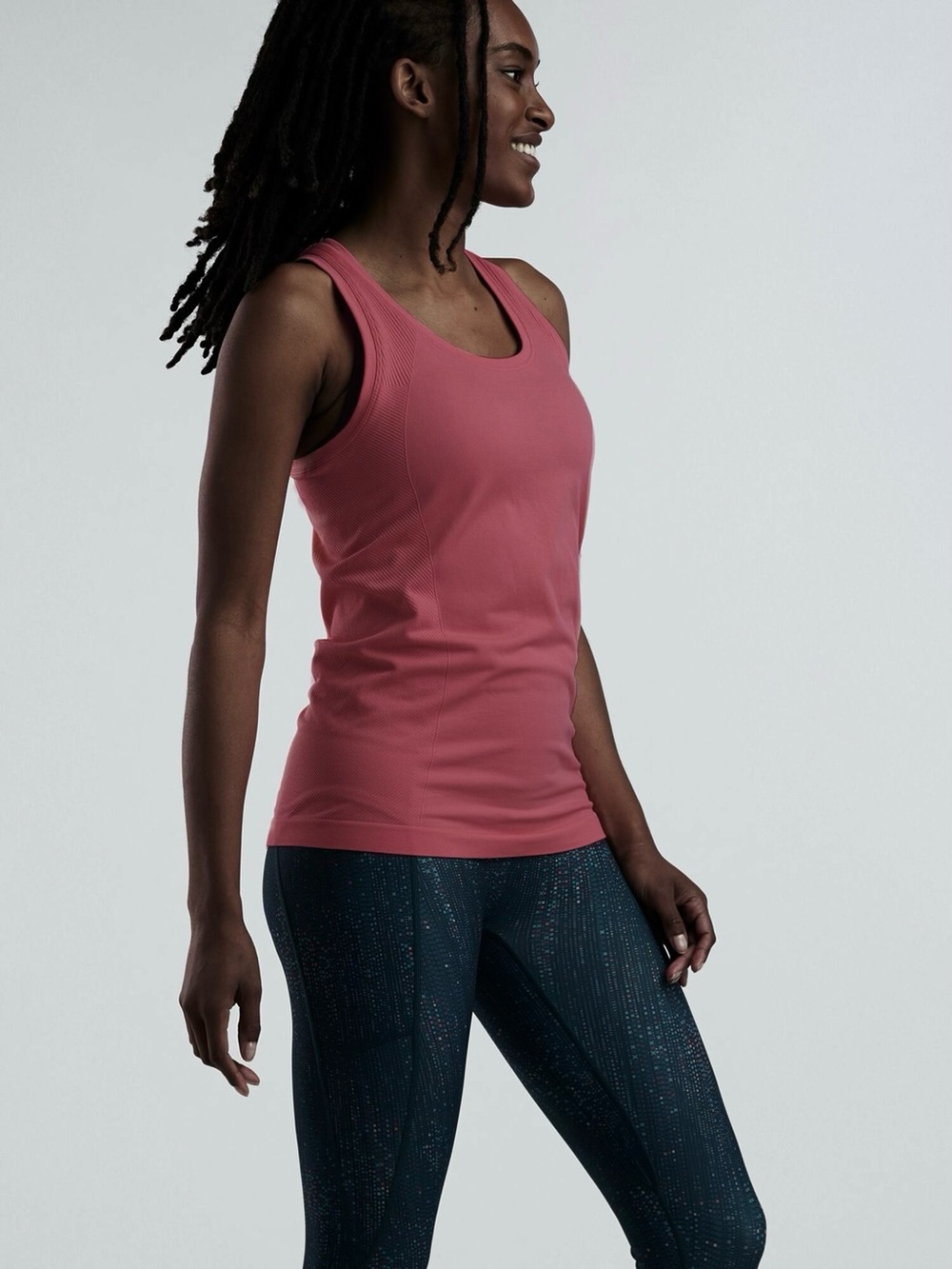 Sweaty Betty Mauve Seamless Racerback Tank